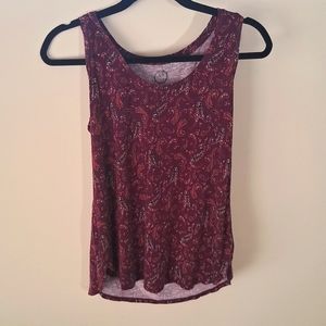 Maroon tank top medium 24/7 MAURICES